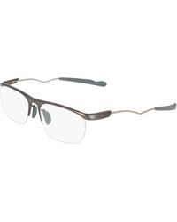 Nike - 6097 070 Optical Frames Titanium Squared Normal - Lyst