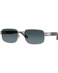 Persol - Po1022S 513/S3 Sunglasses Metal Pillow Polarized Shaded - Lyst