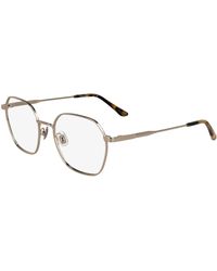 Calvin Klein - Ck25103 770 Optical Frames Metal Squared Normal - Lyst