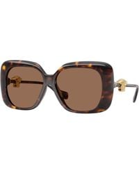 Versace - Ve4499U 108/73 Sunglasses Injected Squared Normal - Lyst