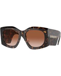 Burberry - Be4388U Madeline 300213 Sunglasses Acetate Geometric Normal Shaded - Lyst