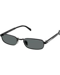 Prada - Pr B54S 1Ab5Z1 Sunglasses Metal Squared Polarized - Lyst