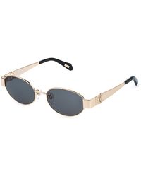 Just Cavalli - Sjc152 08Fc Sunglasses Metal Smoke Geometric Normal - Lyst