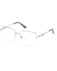 Guess - Gu50347 028 Optical Frames Metal Squared Normal - Lyst