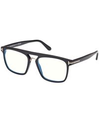 Tom Ford - Ft5942-B 001 Optical Frames Acetate Squared Normal - Lyst