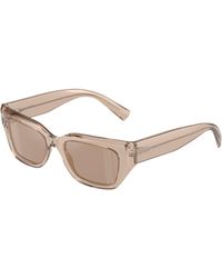 Dolce & Gabbana - Dg4462 34325A Sunglasses Acetate Cat Eye Normal Flash - Lyst