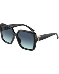 Tiffany & Co. - Tf4206U 80019S Sunglasses Injected Squared Normal Shaded - Lyst