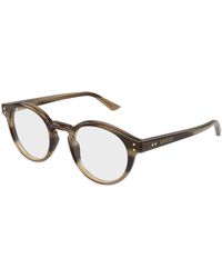 Gucci - Gg2133O 004 Optical Frames Acetate Transparent Round - Lyst