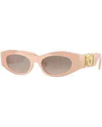 Versace - Ve4480U 54946I Sunglasses Injected Round Normal - Lyst