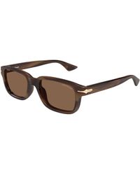 Montblanc - Mb0436S 004 Sunglasses Acetate Squared - Lyst