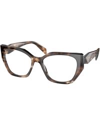 Prada - Pr 18Wv 07R1O1 Optical Frames Acetate Geometric Normal - Lyst