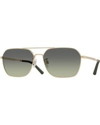 Oliver Peoples - Ov1377S R-17 52452A Sunglasses Steel Geometric Normal - Lyst