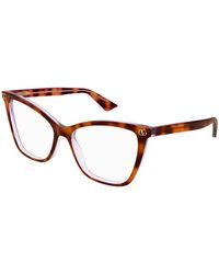 Gucci - Gg1817O 004 Optical Frames Acetate Transparent Cat Eye - Lyst