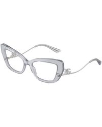 Dolce & Gabbana - Dg3391B 3291 Optical Frames Acetate Transparent Cat Eye Normal - Lyst