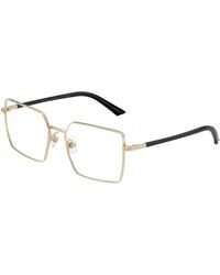 Jimmy Choo - Jc2022 3002 Optical Frames Metal Transparent Squared Normal - Lyst