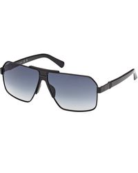 Guess - Gu00305 01W Sunglasses Metal Squared Normal - Lyst