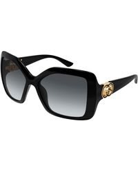 Gucci - Gg2015S 001 Sunglasses Injected Squared - Lyst