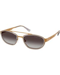Michael Kors - Mk1189 Suffolk 19088G Sunglasses Metal Round Normal Nuanced - Lyst