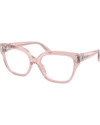 Swarovski - Sk2076U 1105 Optical Frames Acetate Transparent Squared Normal - Lyst