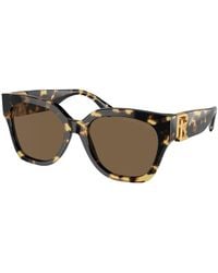 Ralph Lauren - Rl8221 The Overszed Ricky 500473 Sunglasses Acetate Butterfly Normal - Lyst