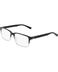 Nike - 1001Y 010 Optical Frames Acetate Squared Normal - Lyst