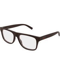 Gucci - Gg1117On 001 Optical Frames Injected Transparent Squared - Lyst