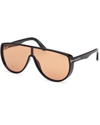 Tom Ford - Ft1182 Achilles 01E Sunglasses Injected Mask Photochromatic - Lyst