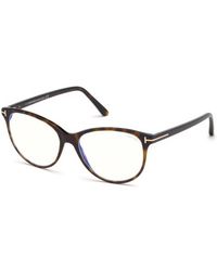 Tom Ford - Ft5544-B 052 Optical Frames Acetate Cat Eye Normal - Lyst