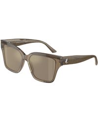 Jimmy Choo - Jc5003 50405A Sunglasses Acetate Pillow Normal Mirror - Lyst