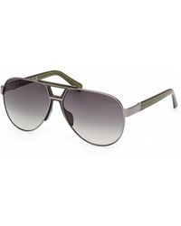 Guess - Gu00304 08P Sunglasses Metal Pilot Normal - Lyst