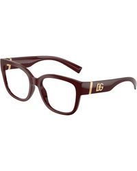 Dolce & Gabbana - Dg5115 3091 Optical Frames Injected Transparent Butterfly Normal - Lyst