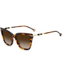 Carolina Herrera - Her 0351/G/S 086/Ha Sunglasses Acetate Cat Eye Normal Shaded - Lyst