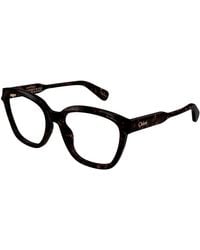 Chloé - Ch0265O 002 Optical Frames Acetate Transparent Round - Lyst