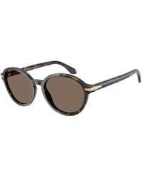 Giorgio Armani - Ar8237 623573 Sunglasses Acetate Round Normal - Lyst