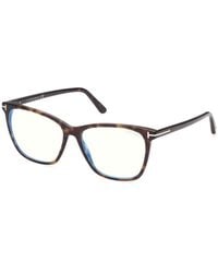 Tom Ford - Ft5762-B 52 Optical Frames Acetate Squared Normal - Lyst