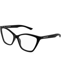 Balenciaga - Bb0405O 001 Optical Frames Acetate Transparent Butterfly - Lyst