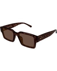McQueen - Am0579S 002 Sunglasses Acetate Squared - Lyst