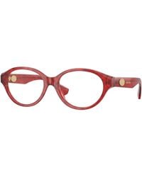 Burberry - Be2466 4257 Optical Frames Acetate Transparent Round Normal - Lyst