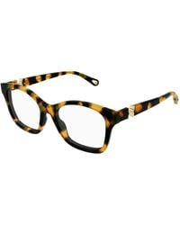 Chloé - Ch0334O 002 Optical Frames Acetate Transparent Cat Eye - Lyst