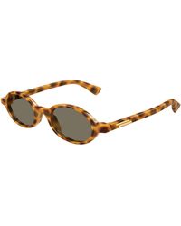 Bottega Veneta - Bv1388S 006 Sunglasses Acetate Round - Lyst