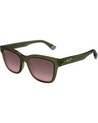 Maui Jim - Mj0644S 003 Occhiali Da Sole Bio-Iniettato Rosa Rotonda - Lyst
