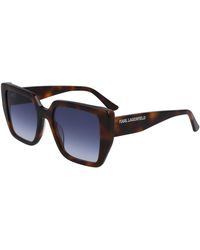 KARL LAGERFELD - Kl6036S 215 Sunglasses Acetate Squared Normal - Lyst