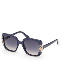 Guess - Gu00294 90W Sunglasses Injected Squared Normal - Lyst
