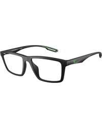 Emporio Armani - Ea4189V 5001 Optical Frames Injected Transparent Squared Normal - Lyst