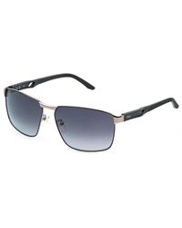 Fila - Sfia08 08M6 Sunglasses Metal Smoke Squared Normal Nuanced - Lyst