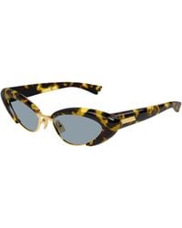 Bottega Veneta - Bv1387S 002 Sunglasses Acetate Cat Eye - Lyst