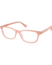 Ralph Lauren - Ra7194U 6296 Optical Frames Acetate Transparent Squared Normal - Lyst