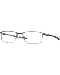Oakley - Ox3218 Socket 5.5 321812 Optical Frames Metal Transparent Squared Normal - Lyst