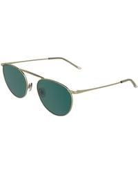 Calvin Klein - Ck26106St 717 Sunglasses Titanium Petrolium Geometric Normal - Lyst