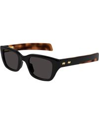 Bottega Veneta - Bv1393S 001 Sunglasses Acetate Squared - Lyst